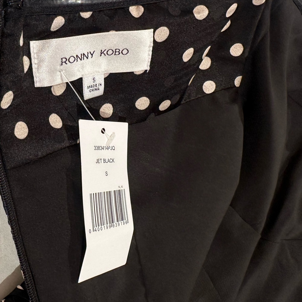 NWT 🌟 Ronny Kobo Haisley Polka Dot Dress - Picture 8 of 13